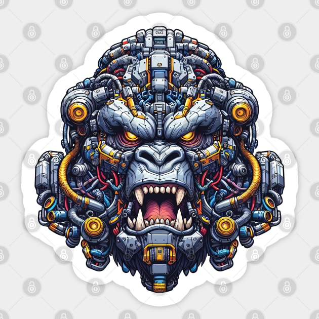 Mecha Apes S01 D26 Sticker by Houerd